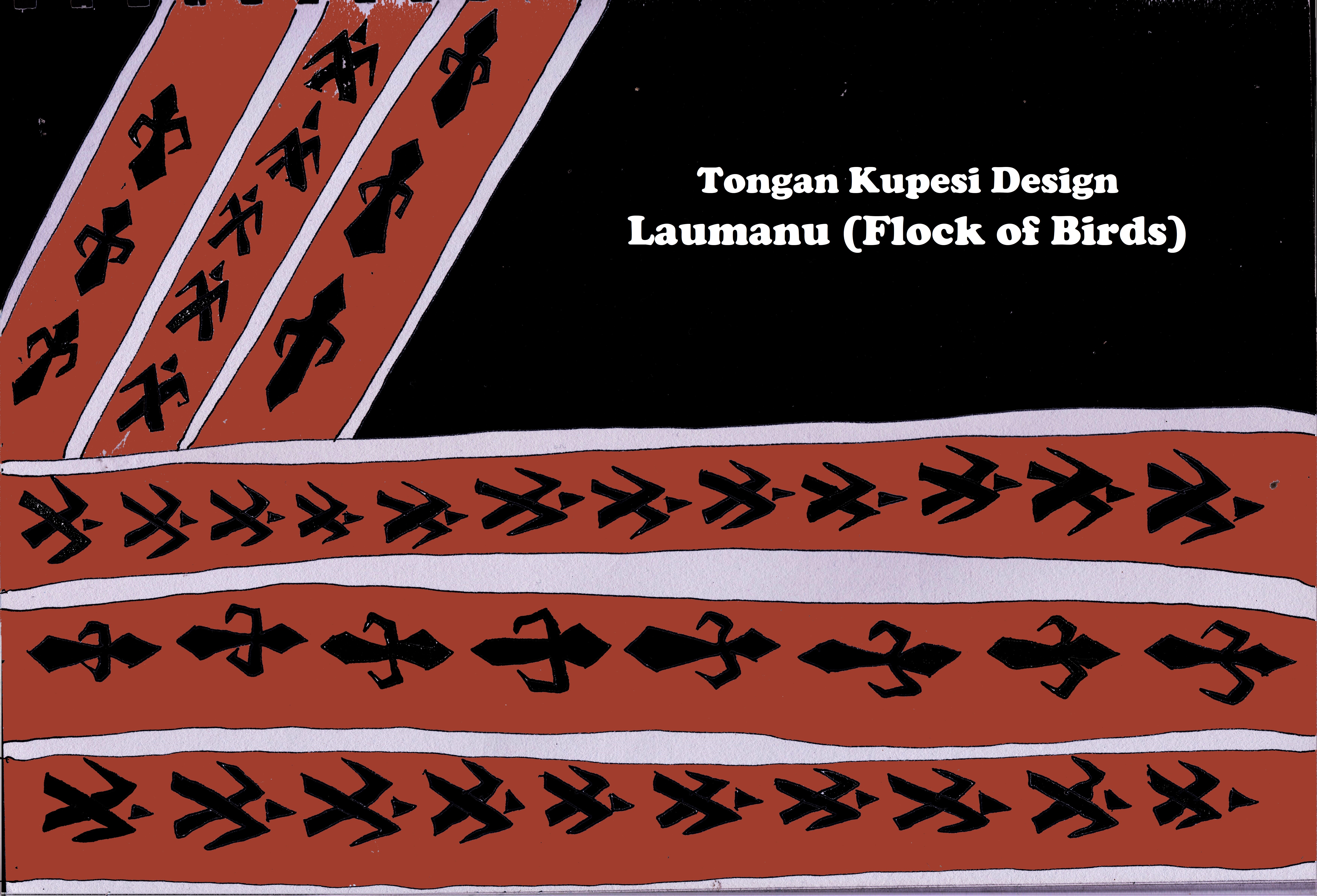 Tongan Kupesi Meaning: Laumanu (Flock of Birds)